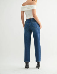 Just Black Denim - Utility Pocket Straight Jeans