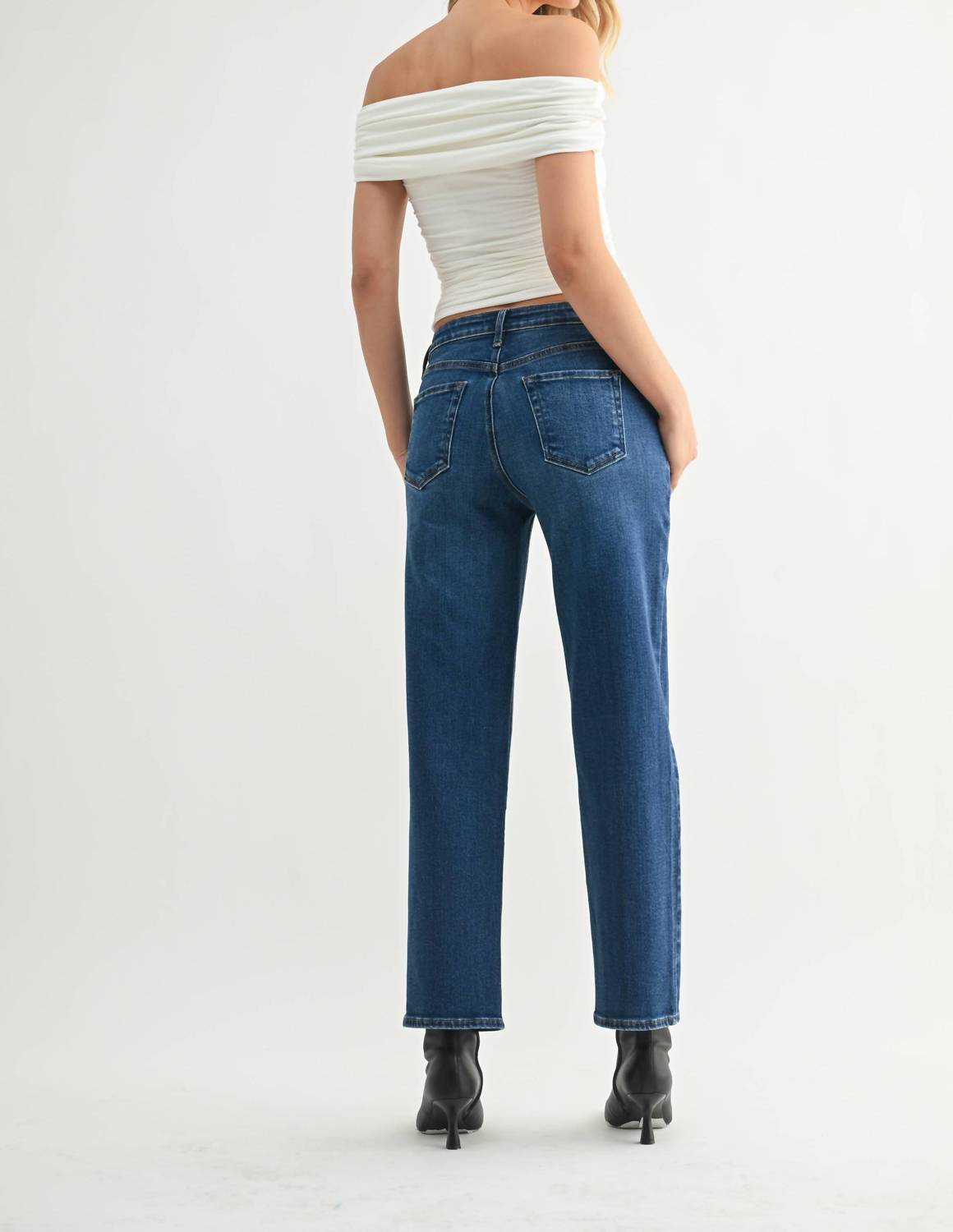 Just Black Denim - Utility Pocket Straight Jeans