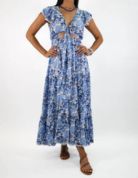 SEALUSTRE Mora Maxi Dress in coastal blue - women's dress