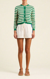 Trovata - Vento Cotton Stripe Cardigan