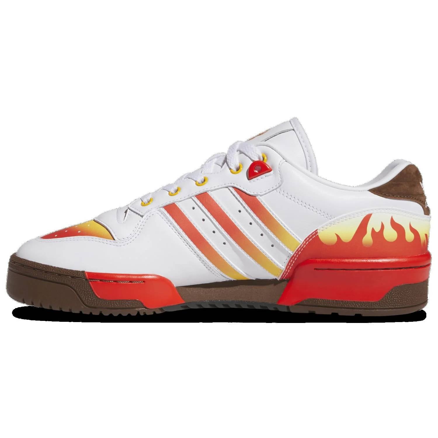 Adidas - Men's Rivalry Low Demon Slayer Rengoku Sneaker