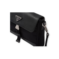 Prada - Women's Re-nylon And Saffiano Shoulder Bag
