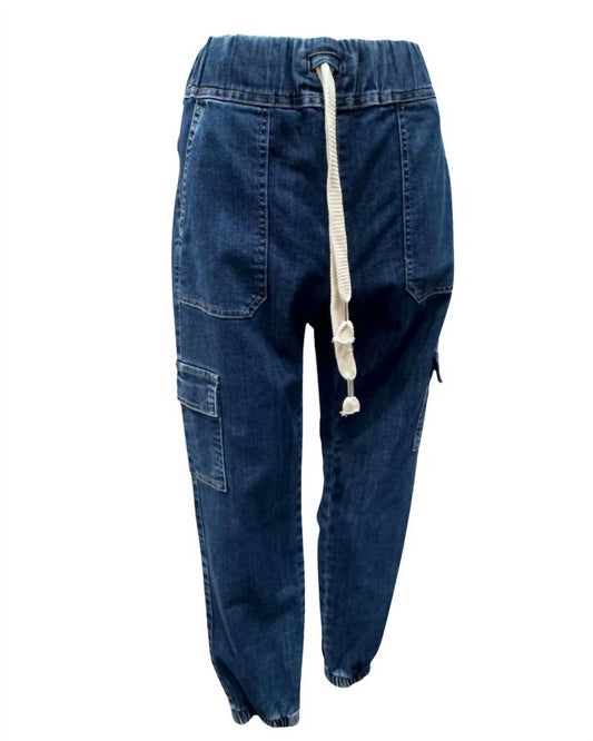 Bevy Flog - Women's Gaya Cargo Denim Jogger