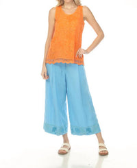 Johnny Was WAYNE TANK ELIZA in firecracker - women's tank top - view 6