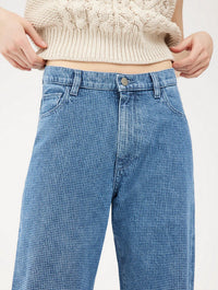 DL1961 - Women's Zoie Wide Leg Jeans in mid laser - women's jeans - view 5