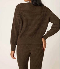 Pj Salvage - Chenille Waffle Long Sleeve Top