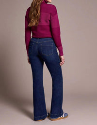 Tribal - Audrey Boundless Stretch Denim Pull On Flare Jeans