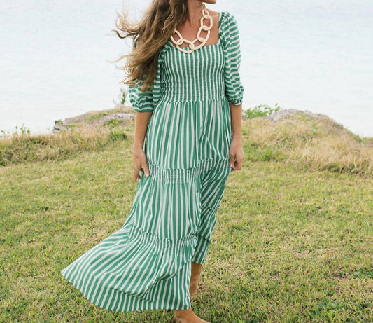 Sunshine Tienda - Stripe Tula Maxi Dress