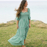 Sunshine Tienda - Stripe Tula Maxi Dress