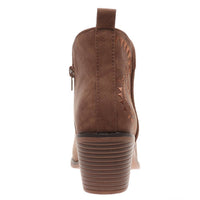 Pierre Dumas Women's Western Ankle Bootie in whiskey 2 - women's shoe - view 4