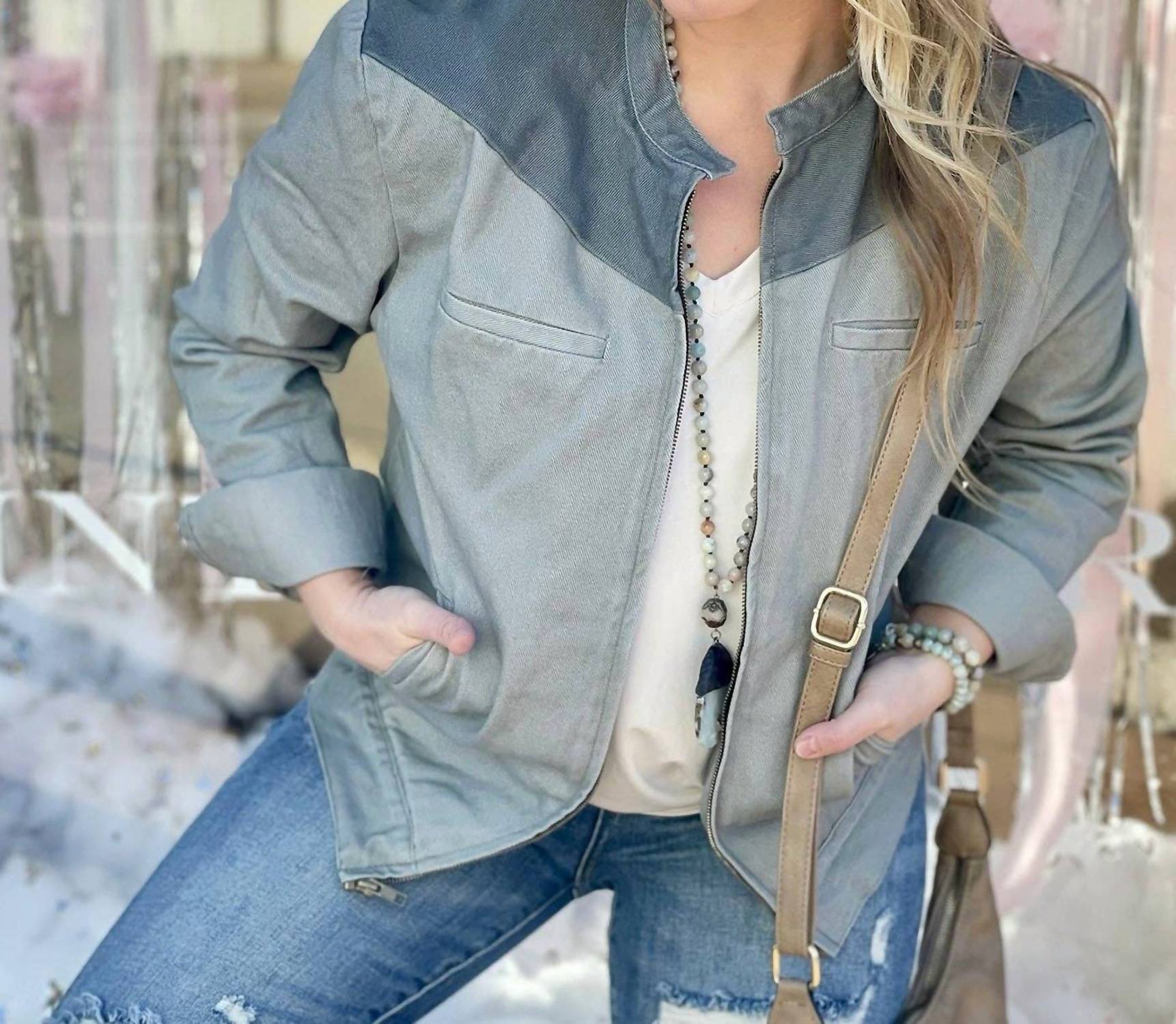 Spearpoint Apparel - Boyfriend Denim Jacket