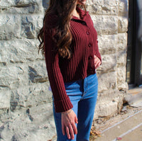 Rd Style - Lakshmi Long Sleeve Mock Neck Cardigan