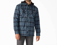 Dickies - Water Repellent Flannel Hooded Shirt Jacket