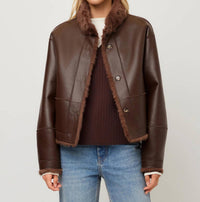 Fifteen Twenty - Mackenzie Reversible Faux Fur Coat