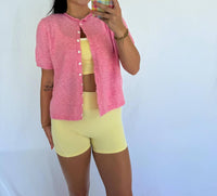 Mimosa - The Bella Short Sleeve Cardigan