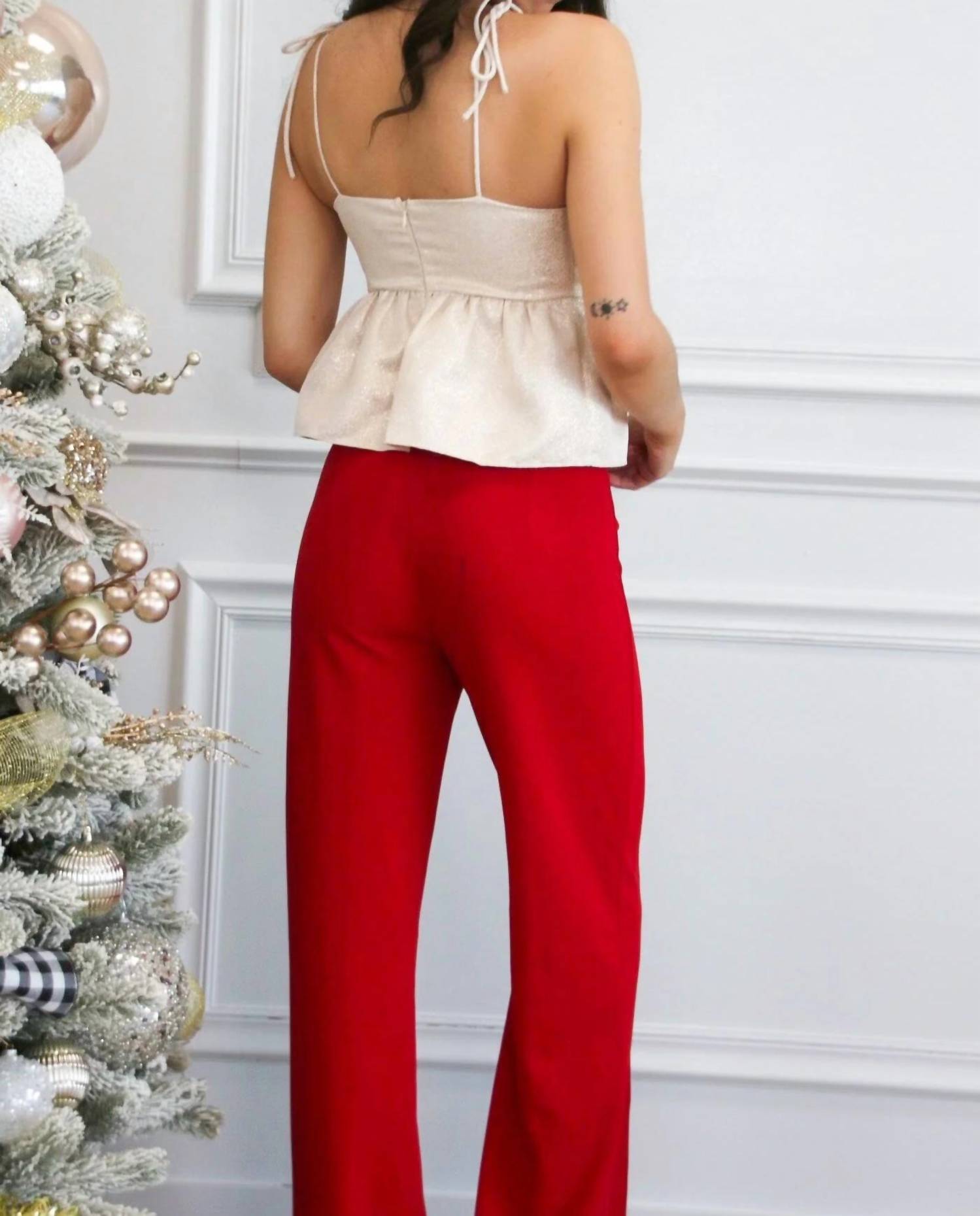 Day + Moon - Atlas Bow Babydoll Top