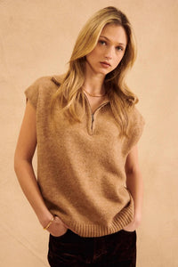 John + Jenn - Michael Quarter Zip Vest