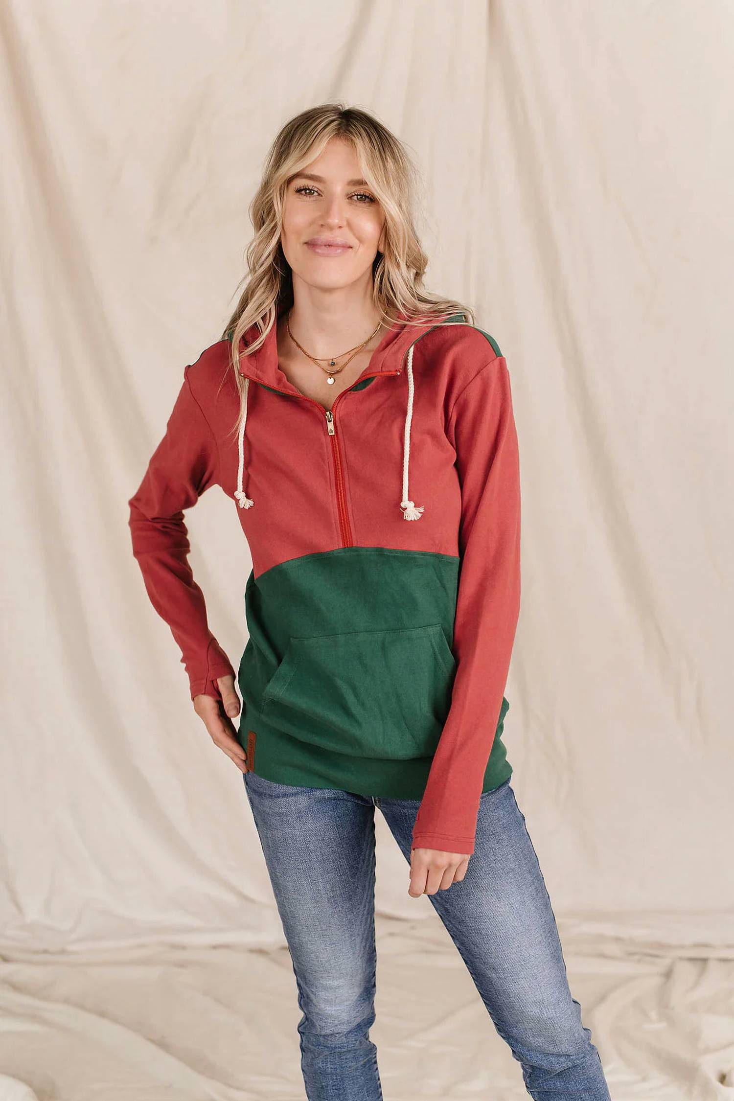 Ampersand Ave - Halfzip Hoodie