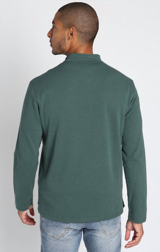 Jachs New York - Cotton Modal Blend Quarter Zip Sweater
