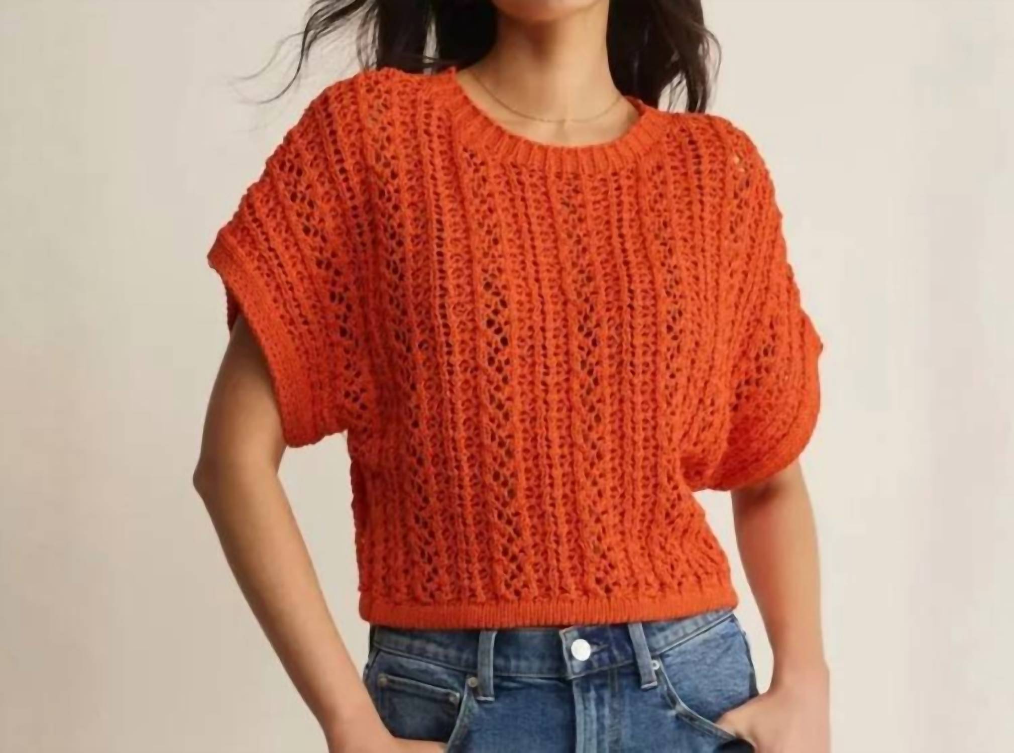 Z Supply - Ballast Crochet Sweater Top