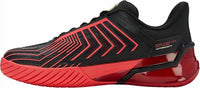K-Swiss Men's Ultrashot 4 Tennis Shoe in black neon lava chili pepper - men's shoe - detail view