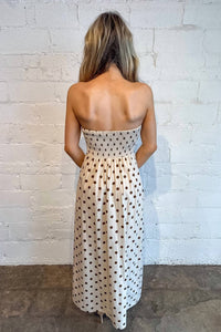 Adeline - Vivian Polka Dot Maxi Dress