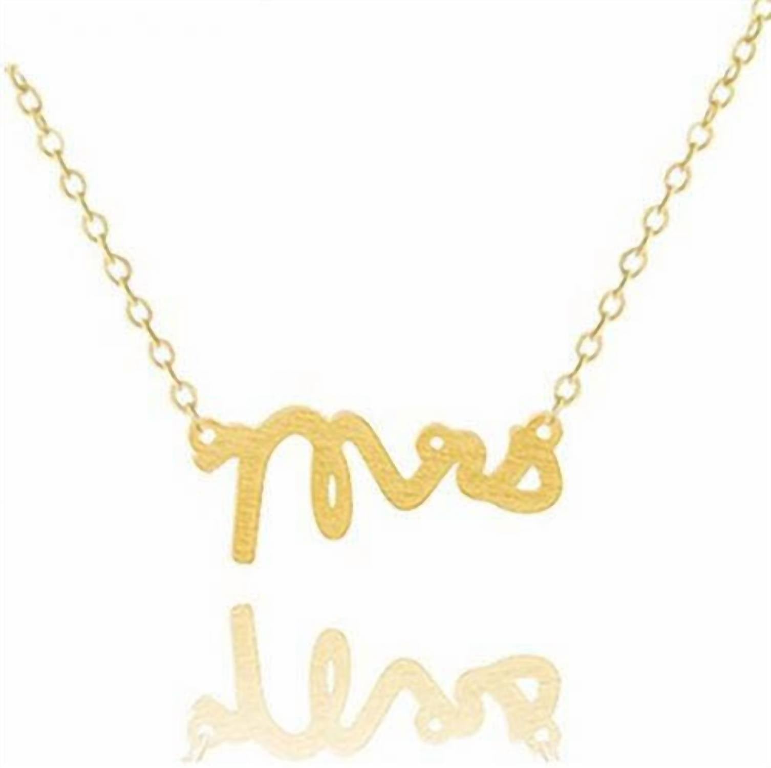 Harper & Jewels Women's Mrs Necklace in gold - women's jewelry