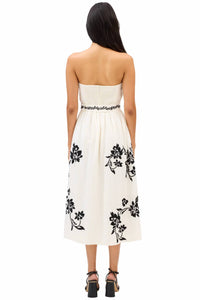 Allison - Claire Strapless Midi Dress