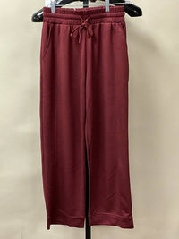 umgee Women's Wide Leg Casual Pants in mahogany - women's pants