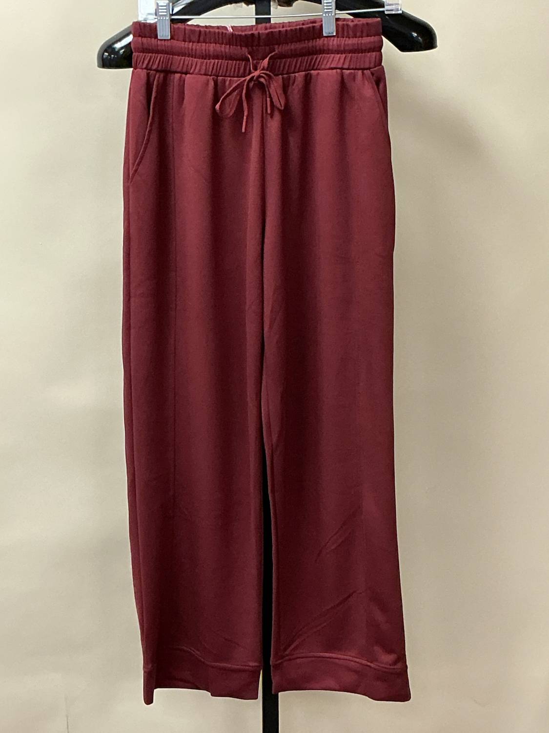 umgee Women's Wide Leg Casual Pants in mahogany - women's pants