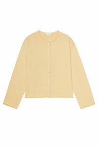 Donni. - Cotton Knit Roll Cardigan