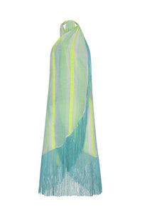 Pitusa - Fringed Crossover Mini Dress