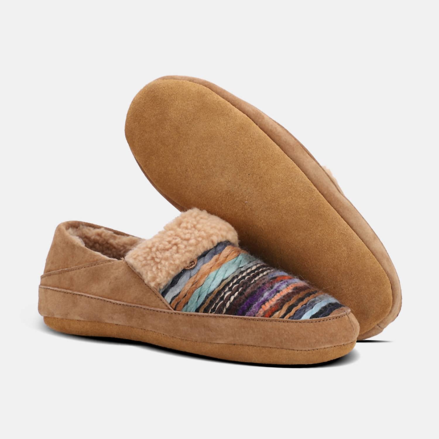 Lamo Women's Briony Suede Slipper in chestnut - women's shoe - view 10