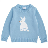 Mudpie - Kid's Crew Neck Boy Bunny Sweater