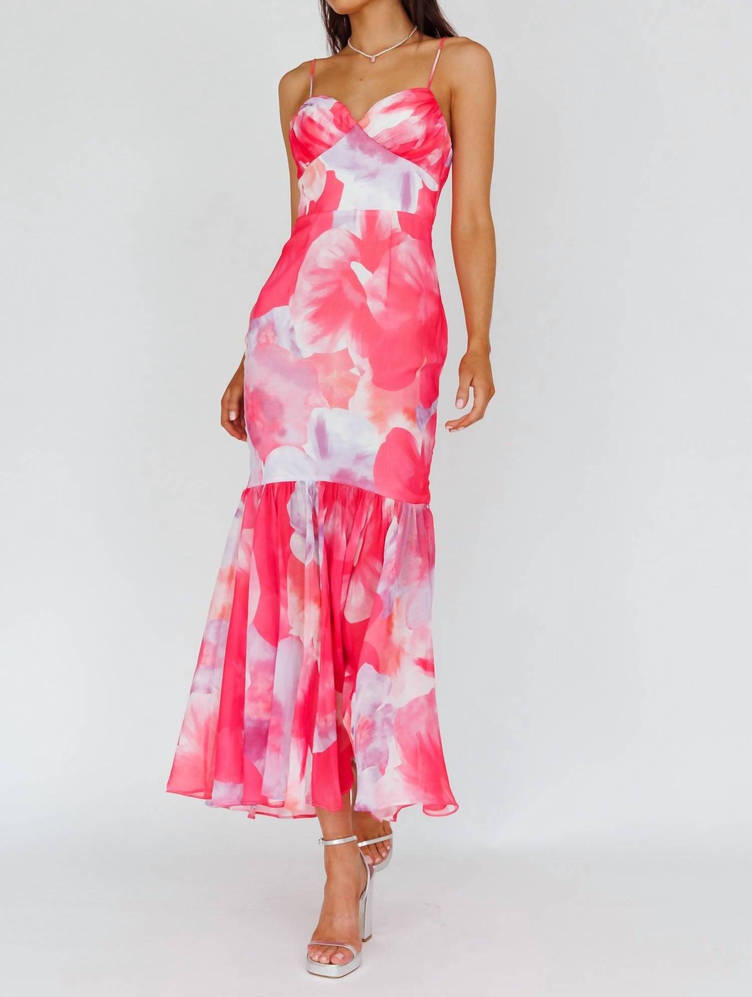 Here Comes The Sun - Floral Midi Dress