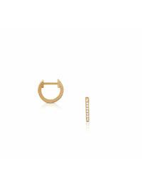 House Of Jewels - Women's Rhinestone Huggies Earring