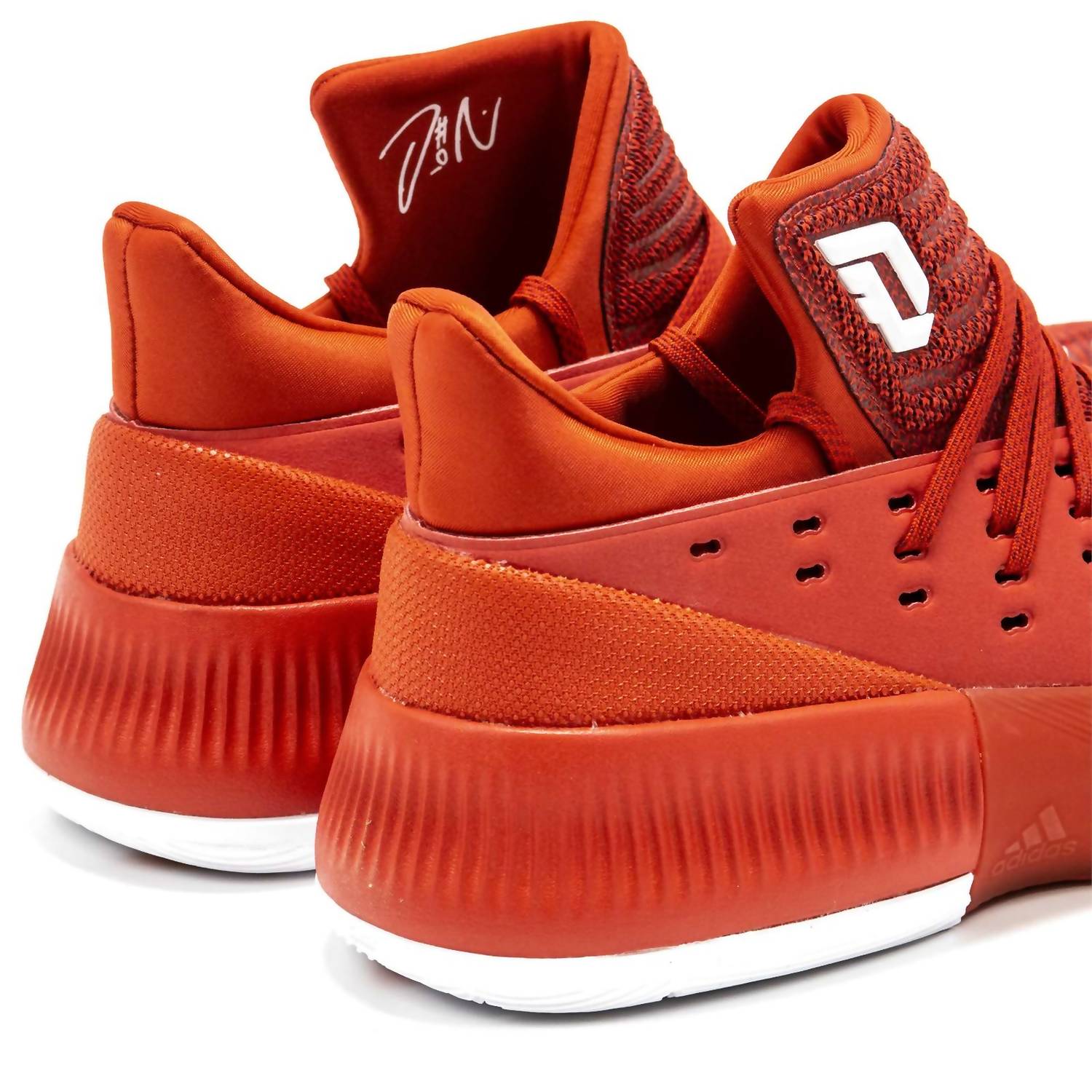 adidas Men's Dame 3 Basketball Shoes in red - men's shoe - view 6