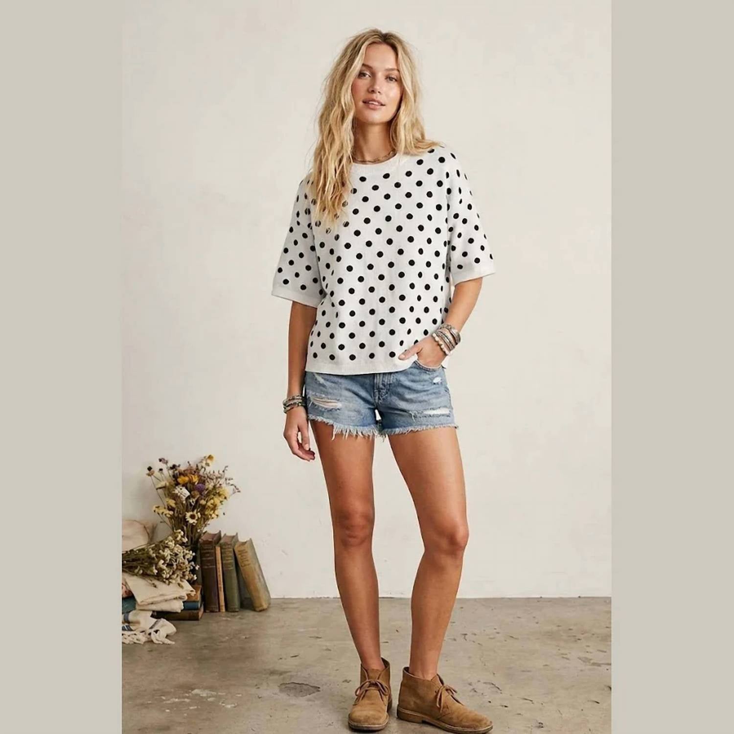 Sewn And Seen - Connect The Dots Oversized Sweater