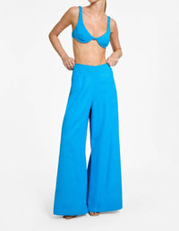 Revel Rey - Aquablue Tahoe Wide Leg Pant