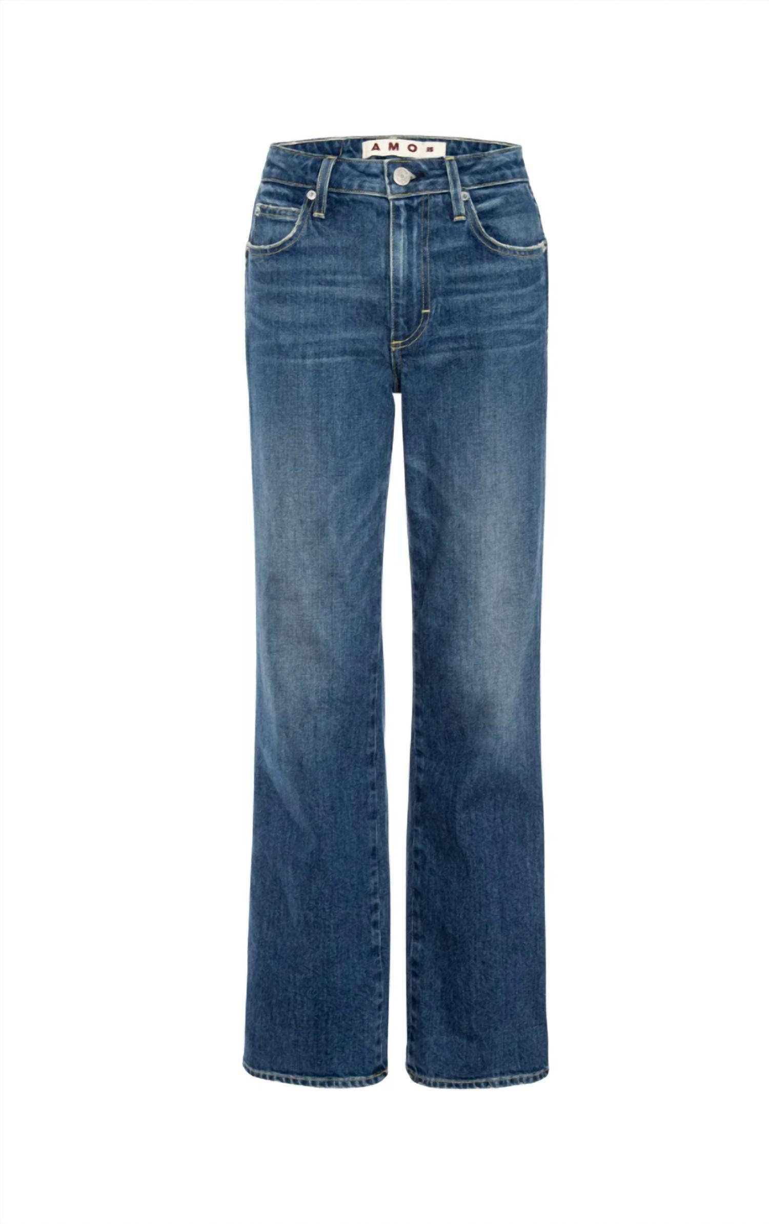 AMO Rosa Mini Bootcut Jeans in lush - women's jeans - view 6
