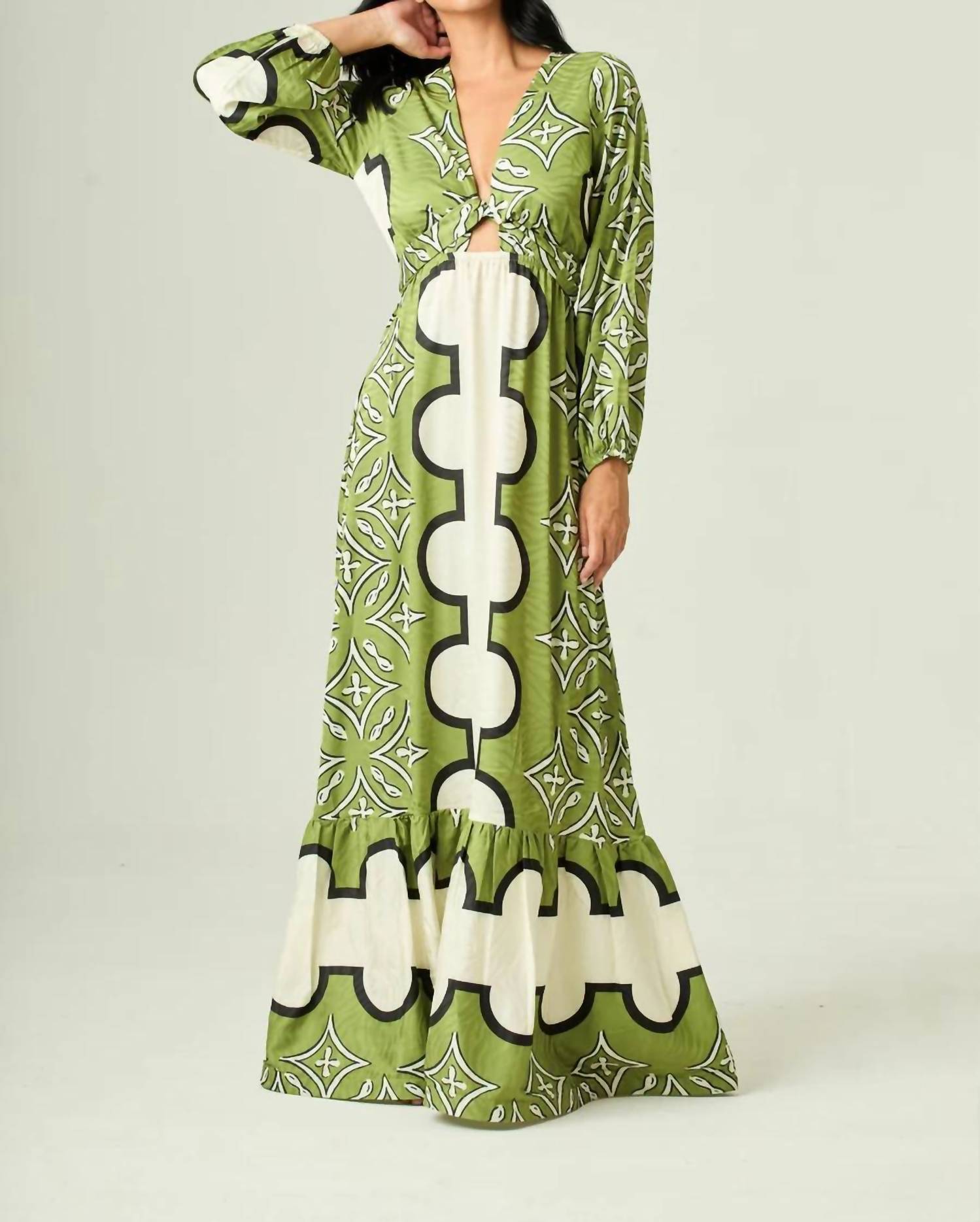 Lavi - Eva Printed Maxi Dress