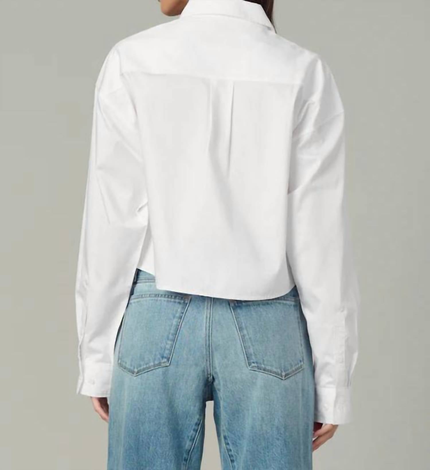 Joe'S Jeans - Perfect Cropped Button Down Shirt