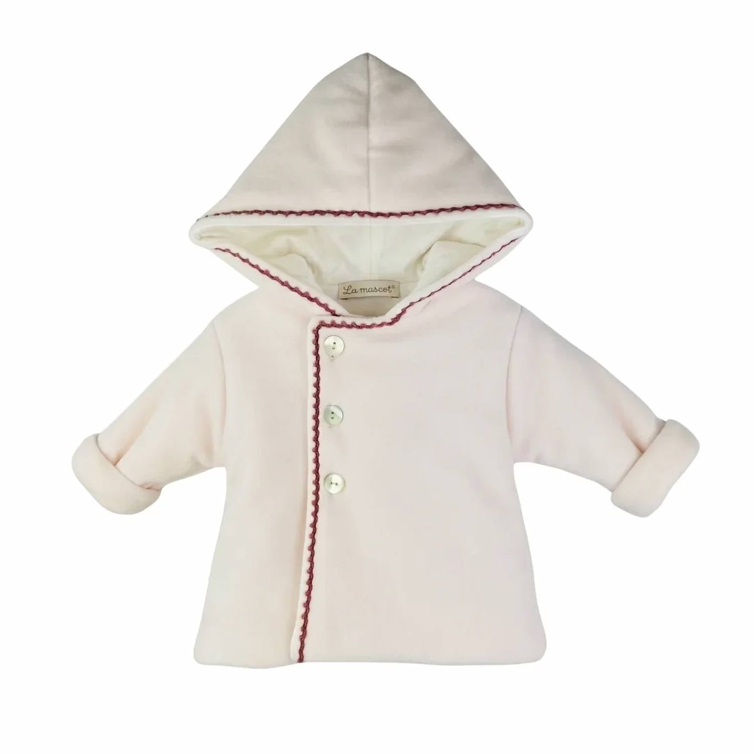La Mascot - Girls Wave Edge Contrast Hooded Jacket
