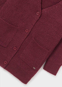 Mayoral - Girls' Metallic Knit Cardigan