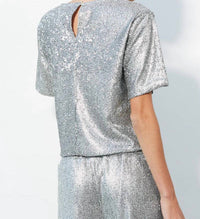 Bobi - Keyhole Back Cropped Tee