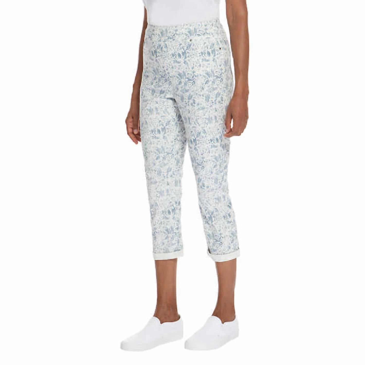 Mario Serrani - Women's Roll Cuff Capri Pants