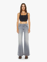 Mother - The Hustler Roller Skimp Wide Leg Jean