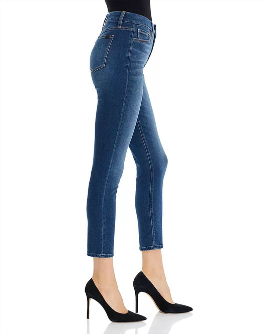 7 For All Mankind - High Rise Ankle Skinny Jeans