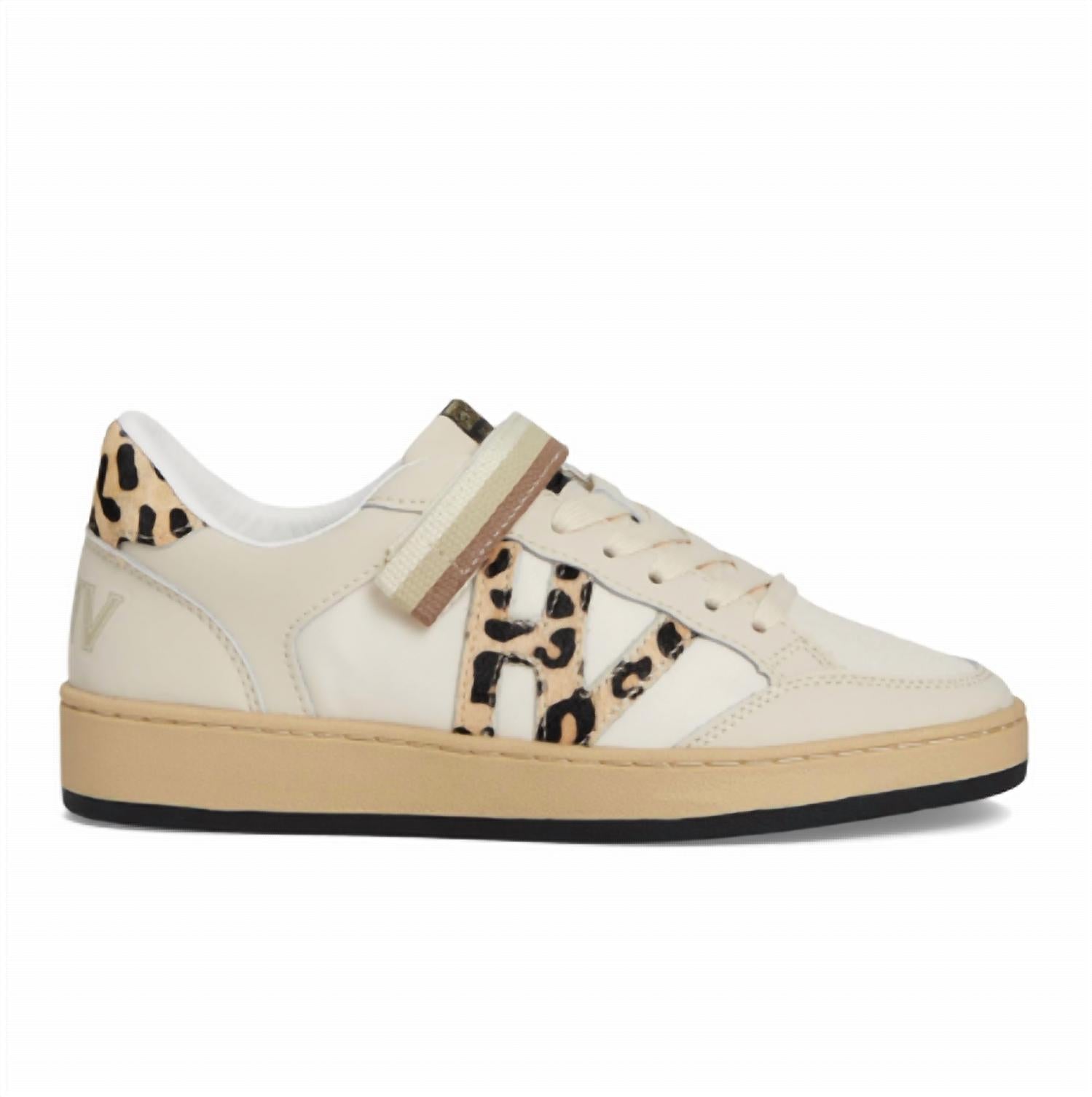 Vintage Havana Women's Next Leopard Low Top Sneaker in white multi - women's sneaker