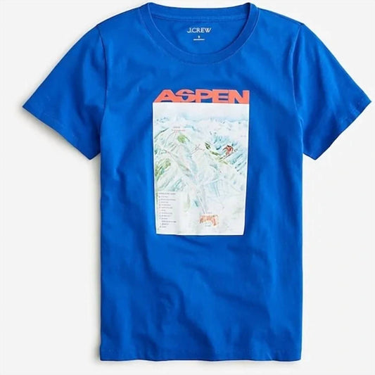 J.Crew - Aspen Broken Tee Top